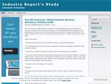 Tablet Screenshot of industryreport.wordpress.com