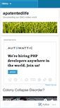 Mobile Screenshot of apatentedlife.wordpress.com