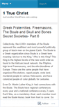 Mobile Screenshot of 1truechrist.wordpress.com