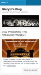 Mobile Screenshot of gloryto.wordpress.com