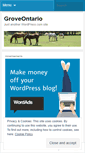 Mobile Screenshot of groveontario.wordpress.com