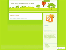 Tablet Screenshot of kidsweb.wordpress.com