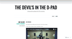 Desktop Screenshot of devilsdpad.wordpress.com