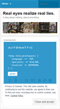 Mobile Screenshot of irealeyesrealize.wordpress.com