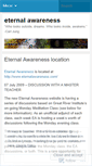 Mobile Screenshot of eternalawareness.wordpress.com