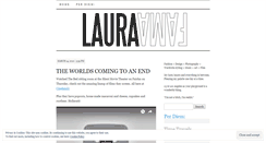 Desktop Screenshot of laurafama.wordpress.com