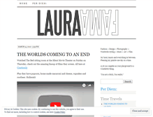 Tablet Screenshot of laurafama.wordpress.com