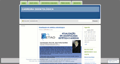 Desktop Screenshot of carreiraodontologica.wordpress.com