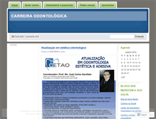 Tablet Screenshot of carreiraodontologica.wordpress.com