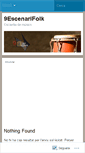 Mobile Screenshot of 9escenarifolk.wordpress.com