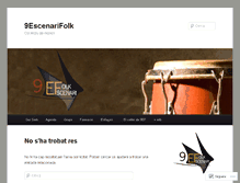 Tablet Screenshot of 9escenarifolk.wordpress.com