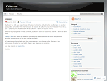 Tablet Screenshot of culturero.wordpress.com