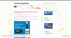 Desktop Screenshot of nursebarkada.wordpress.com