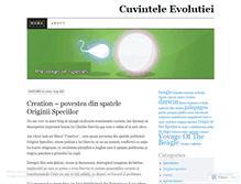 Tablet Screenshot of evolueaza.wordpress.com