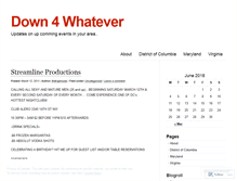 Tablet Screenshot of down4whatever.wordpress.com