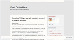 Desktop Screenshot of fathealth.wordpress.com