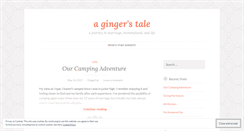 Desktop Screenshot of agingerstale.wordpress.com