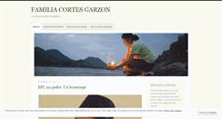 Desktop Screenshot of familiacortesgarzon.wordpress.com