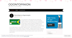 Desktop Screenshot of odontopinion.wordpress.com