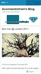 Mobile Screenshot of aconstantrefrain.wordpress.com