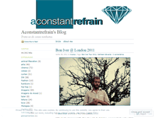 Tablet Screenshot of aconstantrefrain.wordpress.com