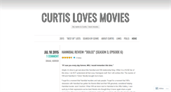 Desktop Screenshot of curtislovesmovies.wordpress.com