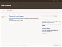 Tablet Screenshot of inflosion.wordpress.com