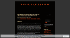 Desktop Screenshot of hararlawreview.wordpress.com