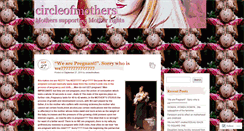 Desktop Screenshot of circleofmothers.wordpress.com