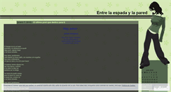 Desktop Screenshot of entrelaespadaylapared.wordpress.com