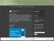 Tablet Screenshot of eagleslunch.wordpress.com