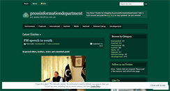 Desktop Screenshot of pressinformationdepartment.wordpress.com