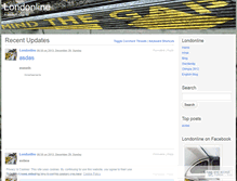 Tablet Screenshot of londonline.wordpress.com