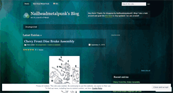 Desktop Screenshot of nailheadmetalpunk.wordpress.com
