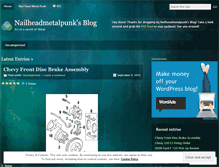 Tablet Screenshot of nailheadmetalpunk.wordpress.com