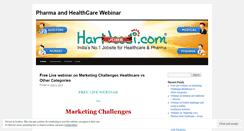 Desktop Screenshot of healthcarewebinar.wordpress.com