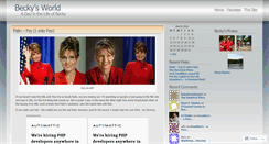 Desktop Screenshot of beckydanaher.wordpress.com
