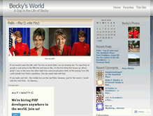 Tablet Screenshot of beckydanaher.wordpress.com
