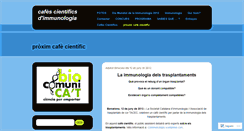 Desktop Screenshot of ccimmunologia.wordpress.com