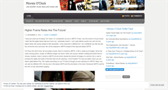 Desktop Screenshot of moviesoclock.wordpress.com