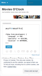 Mobile Screenshot of moviesoclock.wordpress.com