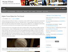 Tablet Screenshot of moviesoclock.wordpress.com