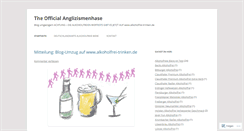 Desktop Screenshot of anglizismenhase.wordpress.com