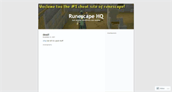 Desktop Screenshot of crazyrunescape.wordpress.com