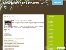 Tablet Screenshot of manchesterbars.wordpress.com