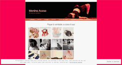 Desktop Screenshot of meninacesa.wordpress.com