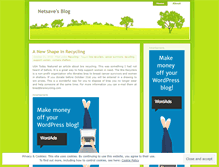 Tablet Screenshot of netsave.wordpress.com