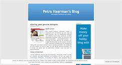 Desktop Screenshot of petrahaarman.wordpress.com