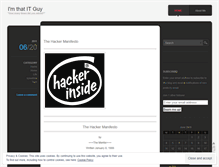 Tablet Screenshot of imthatitguy.wordpress.com