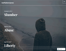 Tablet Screenshot of ineffablemrjones.wordpress.com